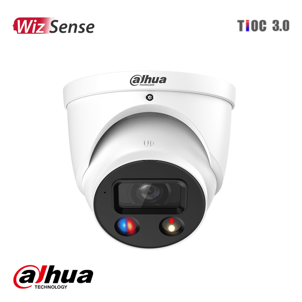 Dahua 8MP TiOC3.0 Smart Dual Illumination Active Deterrence Fixed-focal Eyeball WizSense 2.8mm