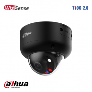 Dahua 4MP TiOC2.0 Vari-focal Dome WizSense Camera 2.7-13.5mm Zwart