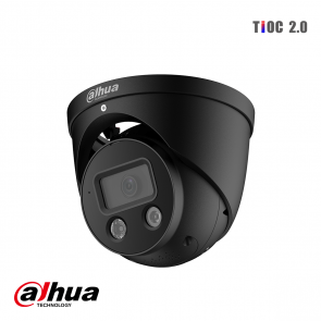 Dahua 4MP Smart Dual Illumination Active Deterrence Eyeball WizSense Network Camer2.8mm Antraciet