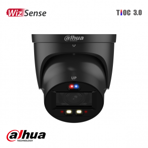 Dahua 4MP TiOC3.0 Smart Dual Illumination Active Deterrence Fixed-focal Eyeball WizSense 2.8mm Zwart