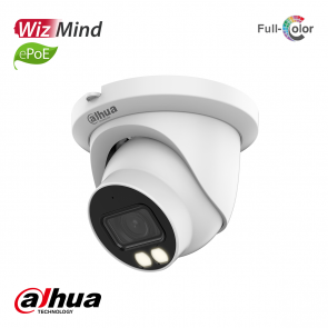 Dahua 4MP Full-color Fixed-focal Warm LED Eyeball WizMind Network Camera 2.8mm