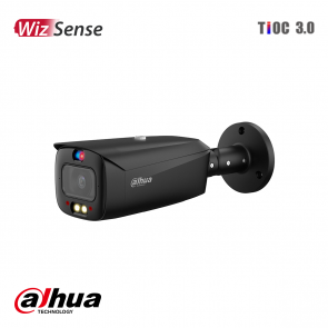 Dahua 8MP TiOC3.0 Smart Dual Illumination Active Deterrence Fixed-focal Bullet WizSense 2.8mm Zwart