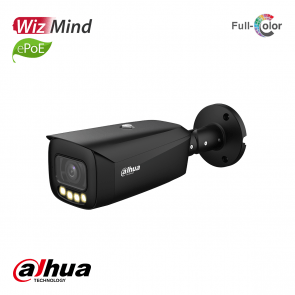 Dahua 4MP Full Color 2.0 WizMind bullet Full Color 2.0 IP camera, wit licht, ZWART
