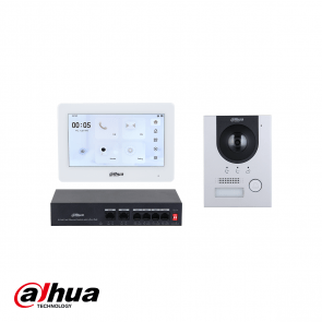 Dahua Intercom Kit DHI-KTP04(F)/DHI-VTO2201F-P-S2/DHI-VTH5421HW