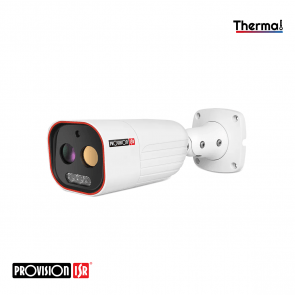 Provision 5MP Thermal Dual Lens Hybrid Bullet IP Camera, 19/12mm