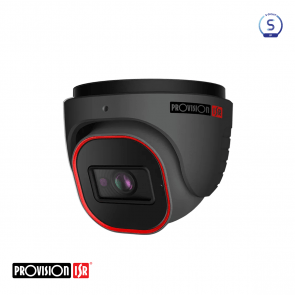 Provision 4MP 2.8mm Eyeball IP S-Sight Series, Antraciet