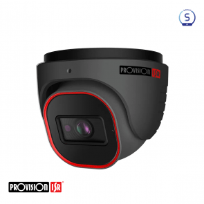 Provision 4MP 2.8mm Eyeball IP S-Sight Series, Antraciet