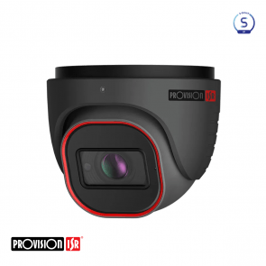 Provision 4MP Varifocal Eyeball IP S-Sight Series, Antraciet