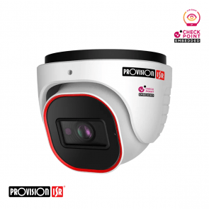 Provision 6MP 20m IR DDA Analytics Fixed Lens Small Dome/Turret Camera 2.8mm