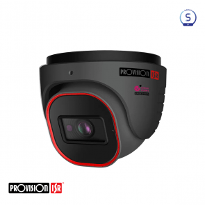Provision 8MP 40m IR Motorized Vari-Focal Lens Bullet Camera, CheckPoint, Antraciet